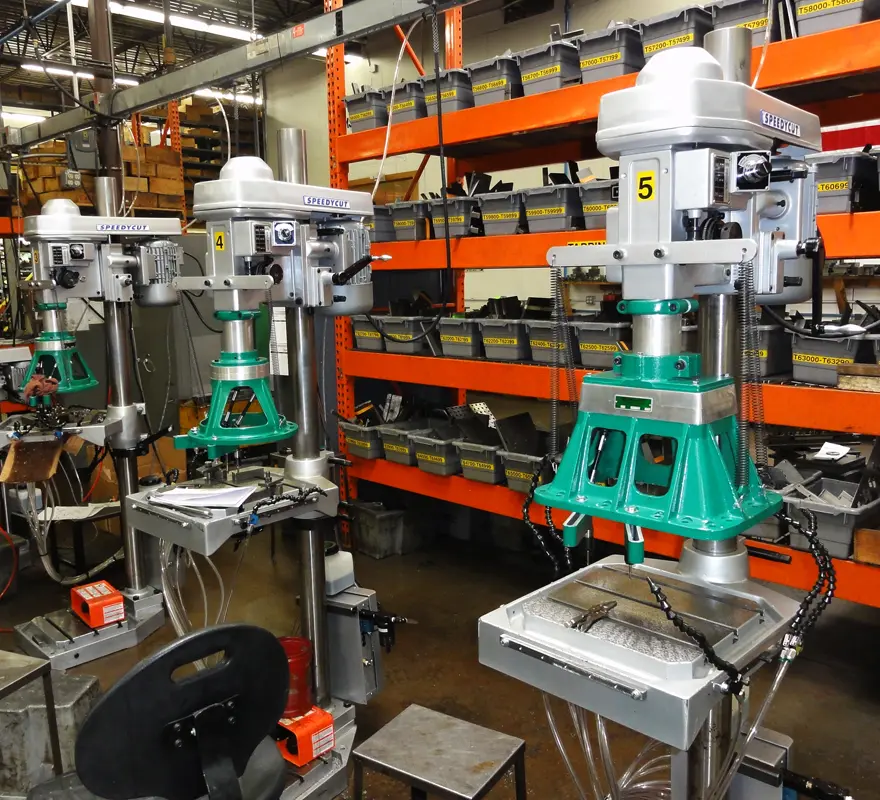 In-house Drilling and Tapping station
