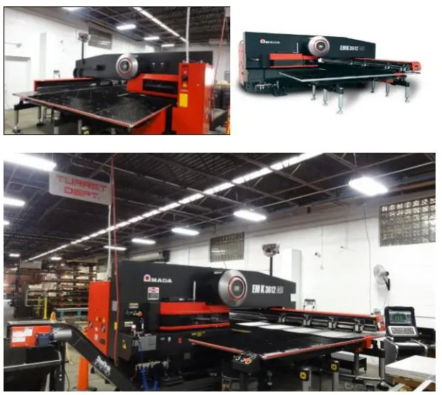 Amada turret press machine